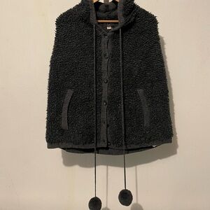 Diesel Charcoal Knit Cardigan